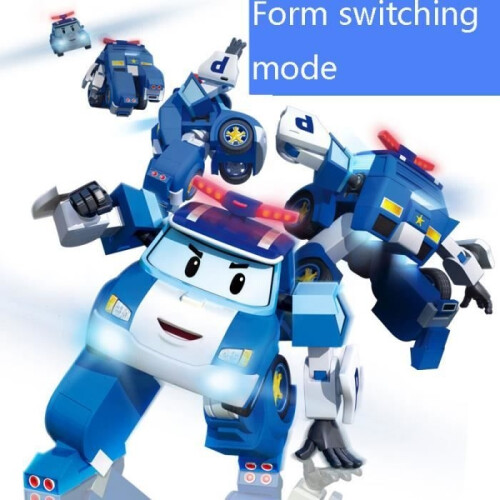 Robocar-Group Poli Action Figures for Kids, Transformable Robot Car Model, Anime Figure, CAD 2