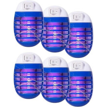 Electric Mosquito Racer - Electric Insect Racer Mosquito Repellent Lamp, 6-Pack UV LEDs, 4 W, Mosquito Repellent