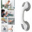 2 Pcs Safety Bathtub Handle/handle/shower Suction Cup for Bathroom + Toilet (black) 4