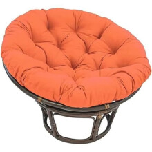 Thick round hanging chair cushion, rattan chair cushion, hanging chair cushion, 40 x 40 cm