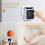 Portable ceramic fan heater, 800W, electric heater with remote control 3