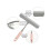 Shower squeegee, 3-piece window squeegee, beige silicone shower squeegee, shower window squeegee for mirrors, bathrooms, 3