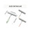 Shower squeegee, 3-piece window squeegee, beige silicone shower squeegee, shower window squeegee for mirrors, bathrooms, 2