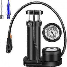 Bike Pump, Bike Inflator, Bicycle Pump, Hand Pump with Pressure Gauge, 160PSI, Lightweight, Quick and Easy to Use