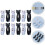 12 pcs Cute Memo Clips Cat Note Clips Multi-functional Plastic Clips Windproof Clothes Clips 3