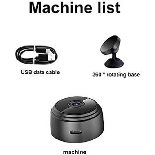 2-Pack WiFi Camera, 1080P HD Security Camera with Night Vision, Motion Detection, Small Camera [704] 1