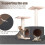 Gray self-adhesive cat scratch mat, scratch protection for sofa 40 x 200 cm, climbing cat scratching post 3