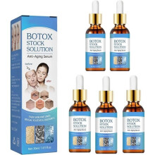 5-pack Botox serum for the face, anti-aging serum, Botox serum for the face, facial care for women, 30 ml