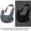 Pet Carrier - Not Specified - Adjustable Design - Breathable Mesh - For Small Animals - Black 3