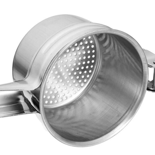 Stainless steel garlic press for fruit and vegetables 1