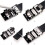 Luxury black leather belt for men, with official automatic buckle 4