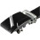 Luxury black leather belt for men, with official automatic buckle 3