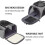 Dog/Cat Backpack, Breathable, Foldable Carrier for Small Animals, Gray 93 4