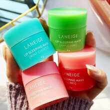 Lip Care Mask, 4 pcs x 8 g, Sleep Maintenance, Moisturizing Lip Gloss, S