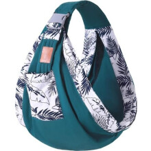 Adjustable dual function baby carrier for newborns (0-36 months), dark green