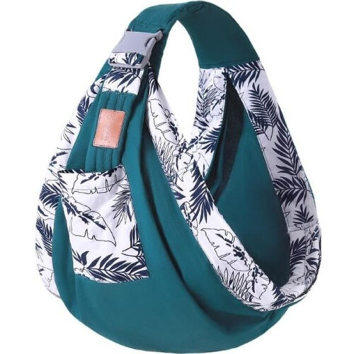Adjustable dual function baby carrier for newborns (0-36 months), dark green