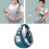 Adjustable dual function baby carrier for newborns (0-36 months), dark green 4