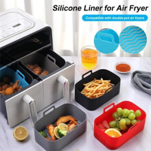 Airfryer accessory - MOMOTOU - Silicone - Resistant from -40 C to +230 C - 19.5 x 12.5 x 7 cm - 102 g
