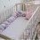 Mxzzand Baby Bed Bumper, Bed Rail Protector, Knotted Braided Insert for Babies, Decoration Package 1