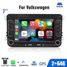 2Din Bluetooth car radio - PRUMYA - Model 9070-J - GPS - Carplay - WiFi - 60W x 4