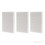 Fire brick - SHIWAKI - 3 pieces - Ceramic - 13.6 x 9.7 x 1.2 cm - White 3