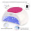 SUNUV SUN2C 48W UV LED Lamp with 4 Timer Settings, Nail Light Therapy Lamp, Nail Induction Lamp 3