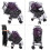 Salalis stroller rain cover, 55 x 75 x 40 cm, for classic strollers 3