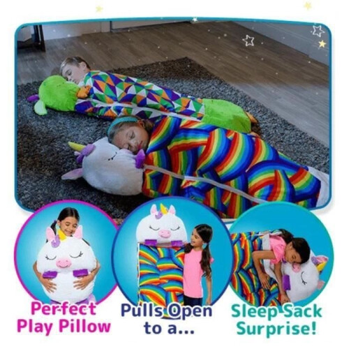 Children's sleeping bag - PIMPIMSKY - Happy Nappers - 180x70 cm - cotton - pink 1