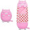 Children's sleeping bag - PIMPIMSKY - Happy Nappers - 180x70 cm - cotton - pink 1