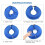 UMIWE Recovery Collar – Size S – Blue – Inflatable – Comfortable 4