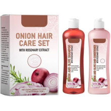 Shampoo and conditioner set, rosemary shampoo set, moisturizing shampoo against hair loss, rosemary and onion shampoo