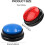 Recordable buzzer, dog buzzer, buzzer with sound and light, dog button, record button, sound buzzer, button 2