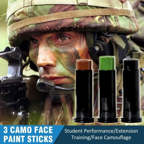 3-piece camouflage makeup set, camouflage makeup set, camouflage face makeup set 1