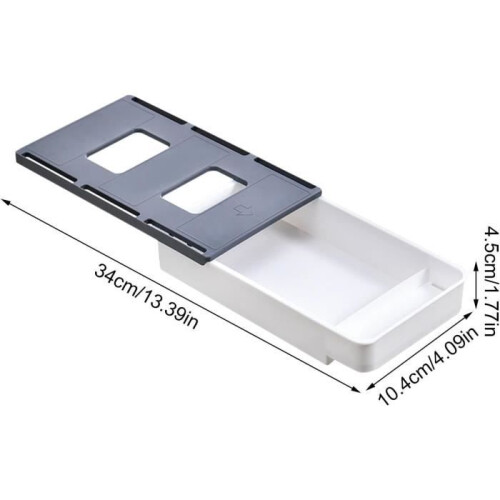 Under-drawer storage, invisible organizer, self-adhesive desk drawers, under-drawer organization 1