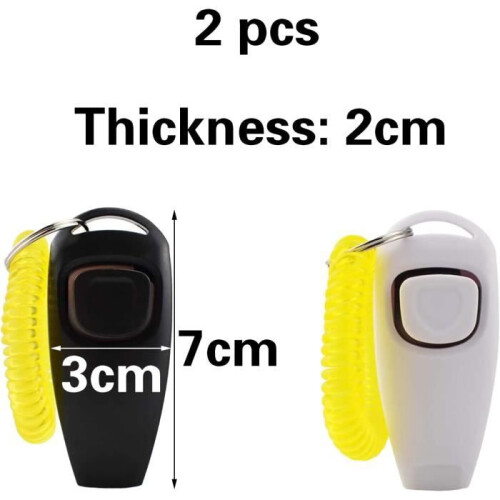 Clicker for training dogs and cats, training clicker, dog training, training clicker with spring bracelet 1