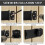 pieces door lock, door lock, lockable door stop, door target with digital code, night bolt lock for 4
