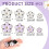 Daisy flower car diffuser ventilation clips air freshener decoration 2