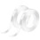 Extra strong double-sided tape, 2 pieces, transparent, versatile, traceable, removable and reusable 1