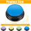 4-Pack Dog Communication Buttons, Talk Button, Portable Buzzer for Pet Training, Recordable Talk Button, Games 2