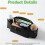 Universal stroller storage bag with insulated cup holders and shoulder strap. 3