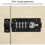 Combination lock, code door lock, keyless lock made of zinc alloy 2