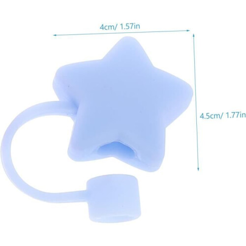 Dustproof straw covers for hat and glass accessories 1