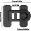 Self-adhesive refrigerator lock without key, refrigerator door locks, refrigerator/freezer security 2