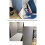Adjustable PVC floor transition strip for door frame - Gold 4