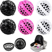 Reusable cleaning balls for bags and suitcases to remove dirt, crumbs and lint