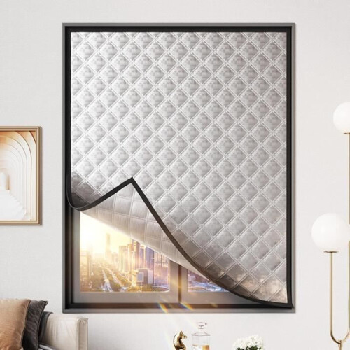 Window insulation sets, thermal protection curtains for doors and windows, windproof, cold protection, 120 x 200 cm