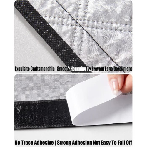 Window insulation sets, thermal protection curtains for doors and windows, windproof, cold protection, 120 x 200 cm 1