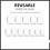 Nude Pink Glitter Square Snowflake Medium Length Full Cover False Nails (24 Pieces) 2