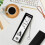 Set of 2 metal bookmarks with stainless steel chain 3
