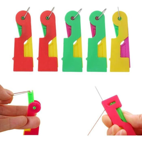 Needle threader, sewing accessories, haberdashery, plastic needle threader for sewing, needle threader, needle threader for cross stitch